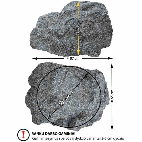 Dekoratyvinis akmens imitacijos dangtis L-03, Gartendek.lt