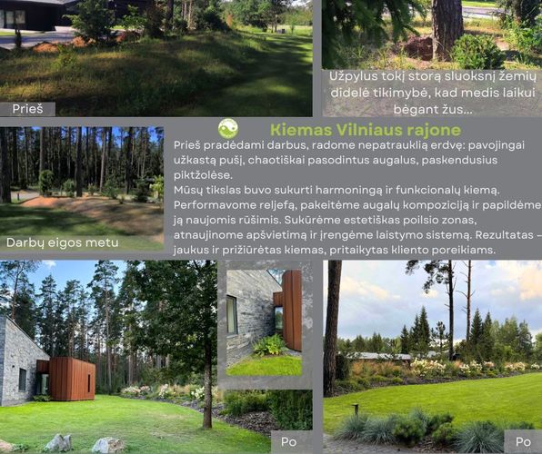 Apželdinimo projektai, konsultacijos, apželdinimo darbai